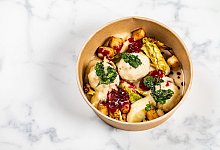 Vegane K&ouml;nigsberger Klopse - Foto: Steffen Sinzinger/Good'n vegan/dpa-tmn