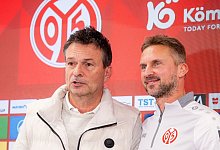 Christian Heidel und Benjamin Hoffmann - Torsten Silz/dpa