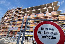 Wohnungsbau - Baustelle in M&uuml;nchen - Carsten Hoefer/dpa
