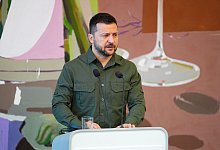 Selenskyj in Kopenhagen - Mads Claus Rasmussen/Ritzau Scanpix Foto/AP/dpa