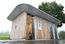 Toilettenhaus kostet 600.000 Euro - Bernd Weißbrod/dpa