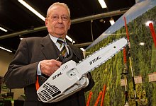 Unternehmer Hans Peter Stihl will sein 1926 gegründetes Unternehmen in Familienhand belassen. - picture alliance / dpa