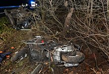 Motorradfahrer stirbt bei Auffahrunfall auf A31 - Foto Bludau/dpa