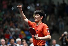 Tischtennis-Profi Dang Qiu - Arne Dedert/dpa