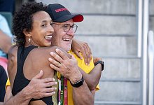 Mihambo und Knapp - Michael Kappeler/dpa