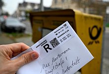 Einwurf-Einschreiben - Wolf von Dewitz/dpa