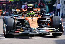 Der aktuelle McLaren-Rennwagen - Andrej Isakovic/Pool AFP/AP/dpa
