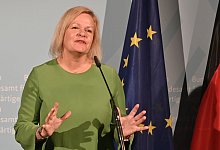 Nancy Faeser - Bernd Settnik/dpa