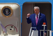 US-Präsident Trump im Nahen Osten - Alex Brandon/AP/dpa