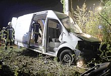 Der zerstörten Mercedes Sprinter - Torben Gocke