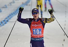 Der ukrainische Biathlet Dmytro Pidrutschnji hat die Br&uuml;der Martin und Simon Fourcade im Zuge des Ausschlusses russischer Athleten kritisiert. - Josef Vost&aacute;rek/CTK/dpa