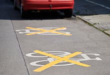 Gestrichene Fahradwege - Annette Riedl/dpa