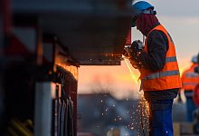 Bauarbeiten an einer Brücke - Klaus-Dietmar Gabbert/dpa-Zentralbild/ZB/Symbolbild