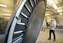 Unterseite eines Trampolins - Foto: Stiftung Warentest/dpa-tmn