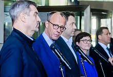 Koalitionsverhandlungen von Union und SPD - Christoph Soeder/dpa