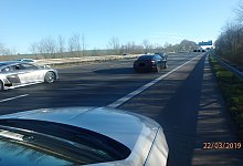 Prozess nach &laquo;Hochzeits-Blockade&raquo; auf A3 - ---/Polizei D&uuml;sseldorf/dpa