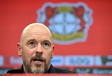Bayer Leverkusen - Erik ten Hag - Federico Gambarini/dpa