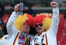 Deutsche Fu&szlig;ball-Fans - Jan Woitas/dpa