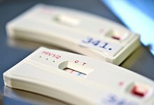 HIV-Schnelltest - Foto: Britta Pedersen/dpa-Zentralbild/dpa