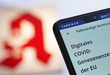 Coronavirus - Digitales Genesenen-Zertifikat - Foto: Marcus Brandt/dpa