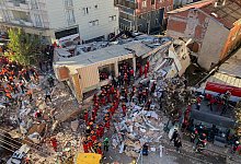 Gebäudeeinsturz in der Türkei - Cihan Atik/IHA/AP/dpa