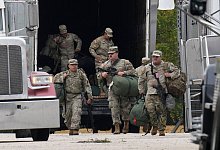 Nationalgarde aus Texas in Illinois - Erin Hooley/AP/dpa
