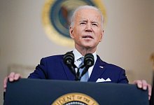 US-Pr&auml;sident Joe Biden will Sanktionen gegen Russlands Pr&auml;sidenten Wladimir Putin verh&auml;ngen. - Carolyn Kaster/AP/dpa