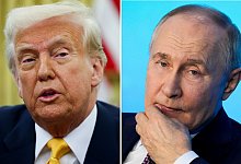 Donald Trump und Wladimir Putin - Pavel Bednyakov/AP/AP/dpa