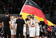 Nach dem Sieg über Slowenien gehen die deutschen Basketballer mit Rückenwind in die EM. - Angelika Warmuth/dpa