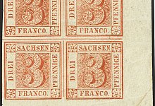 Versteigerung eines «Sachsendreiers» - Foto: -/Heinrich Köhler Auktionshaus /dpa