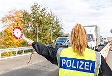 Grenzkontrolle - Frank Hammerschmidt/dpa