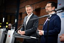 Pressekonferenz nach Gremiensitzungen der FDP - Bernd von Jutrczenka/dpa