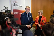 BSW nach Sondierungsgesprächen in Thüringen - Michael Reichel/dpa