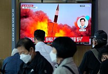 Nordkorea feuert Geschoss ins Meer ab - Foto: Ahn Young-Joon/AP/dpa