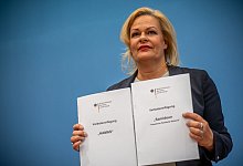 Nancy Faeser - Michael Kappeler/dpa