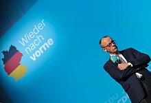 Friedrich Merz bei CDU Neujahrsempfang Künzelsau - Daniel Löb/dpa