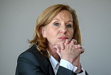 Patricia Schlesinger tritt von ihrem Amt als ARD-Vorsitzende zurück. - Britta Pedersen/dpa-Zentralbild/dpa