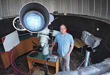 Dominik Kerscher in der Walter-Baade-Sternwarte - Andreas Barnekow