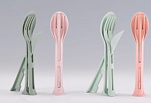 Mehrweg-Besteckset - Foto: -/Aktion Plagiarius e.V. /dpa