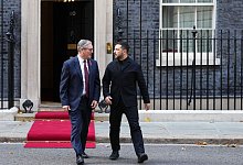 Keir Starmer empfängt ukrainischen Präsidenten Selenskyj - Kirsty Wigglesworth/AP/dpa