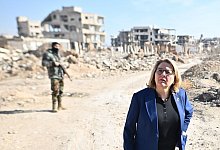 Entwicklungsministerin Schulze in Syrien - Sebastian Gollnow/dpa