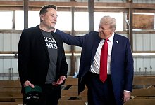 Elon Musk und Donald Trump - Alex Brandon/AP/dpa