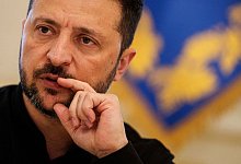 Ukraine-Krieg - Selenskyj - Evgeniy Maloletka/AP/dpa