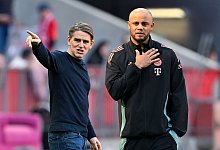 Christoph Freund und Vincent Kompany - Sven Hoppe/dpa