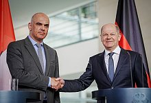 Bundespr&auml;sident der Schweiz in Berlin - Kay Nietfeld/dpa