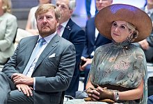 Niederl&auml;ndisches K&ouml;nigspaar - Foto: Bernd von Jutrczenka/dpa Pool/dpa