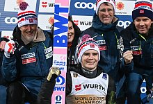 Nordische Ski-WM Trondheim - Hendrik Schmidt/dpa