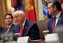 Kabinettssitzung im Weißen Haus - Julia Demaree Nikhinson/AP/dpa