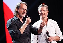 Richard David Precht und Markus Lanz - Christian Charisius/dpa