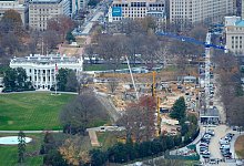Bauarbeiten am Wei&szlig;en Haus - Pablo Martinez Monsivais/AP/dpa
